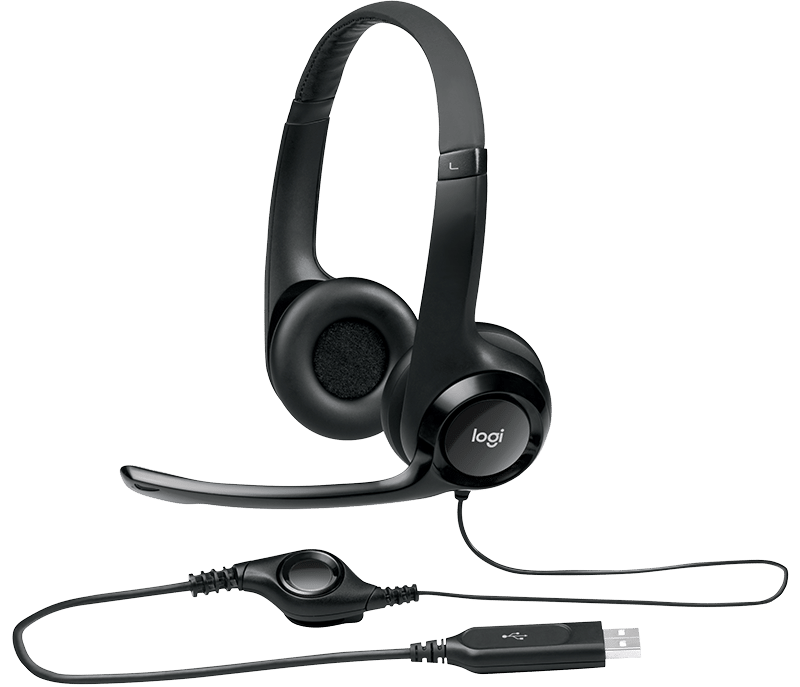 Logitech H390 | Stereo USB Headset with Microphone